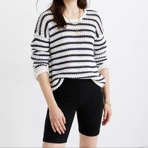 Madewell Ottoman Jacquard Biker Shorts